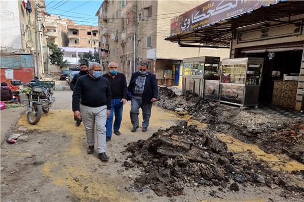 مياه المنوفية: متابعة ميدانية لعمليات الإحلال والتجديد بالمحافظة.