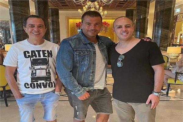 أحدث ظهور لعمرو دياب في دبي