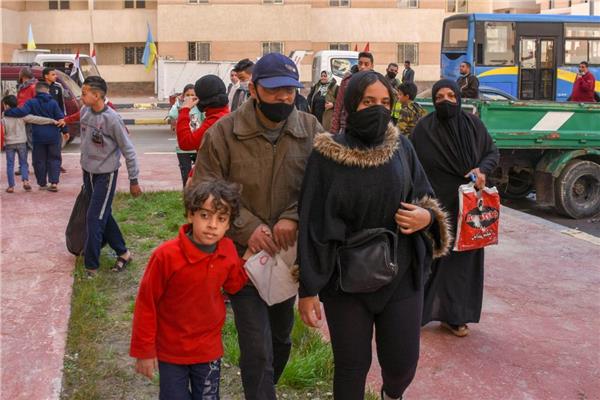 تسكين 9 عائلات من عقار كوم الشقافة 