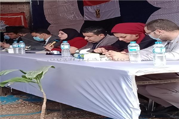 قرية طهواى تستقبل  فريق حياه كريمه بالمنوفيه
