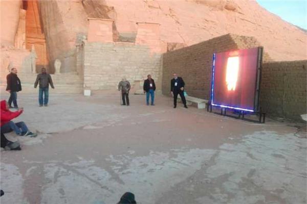 أشرقت الشمس على وجه رمسيس الثاني بأسوان
