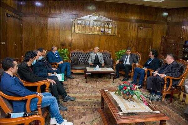  اجتماع طارئ لمجلس  جامعة طنطا استعدادا للامتحانات 