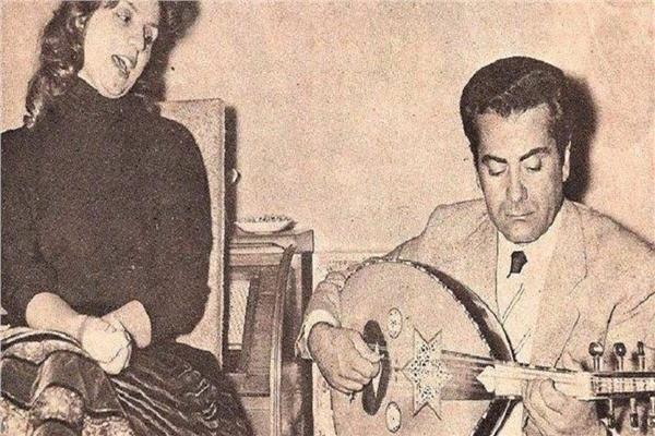 فريد الأطرش في جلسة مع صباح - أرشيفية