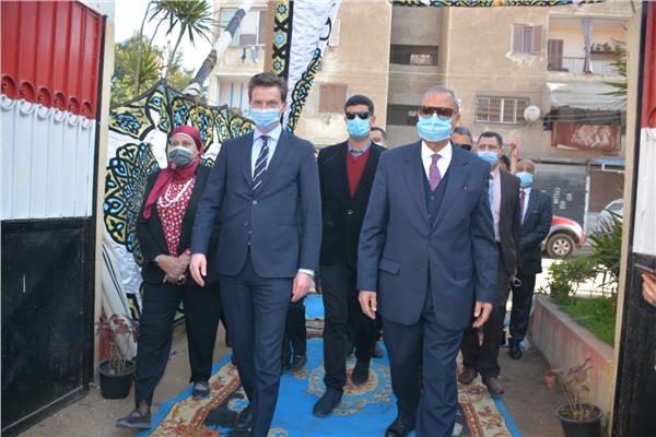 محافظ القليوبية يستقبل القائم بأعمال سفير السويد