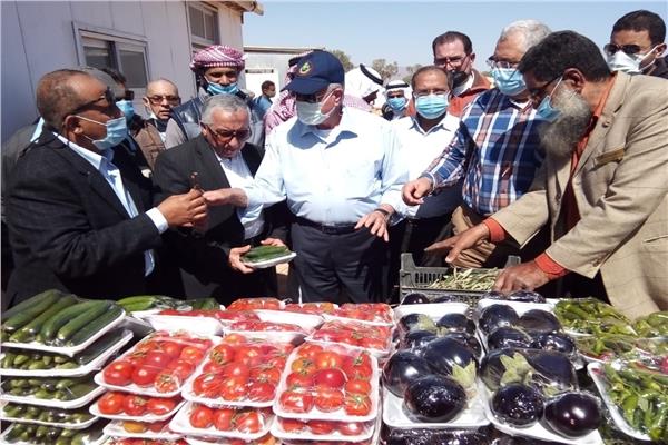 جانب من زيارة وزير الزراعة لجنوب سيناء