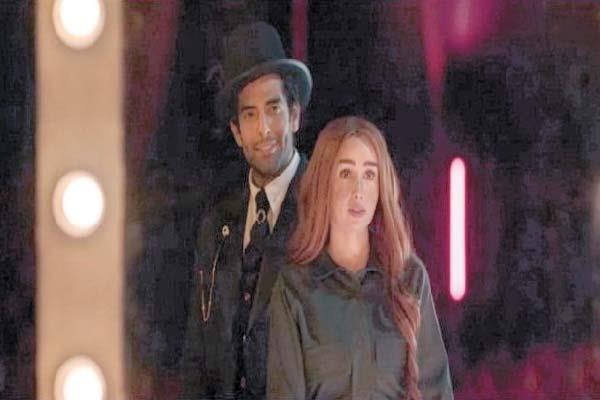 هنا الزاهد ومحمد كيلانى فى مشهد من «حلوة الدنيا سكر»