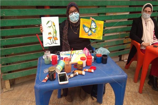 في يومها العالمى  ندوة ومعرض فنى لمناهضة العنف ضد المرأة في مكتبة مصر الجديدة
