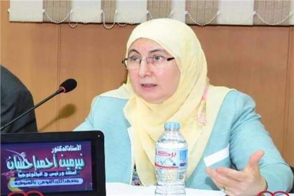 نيرمين احمد إحسان وكيلة المعهد القومي للكبد