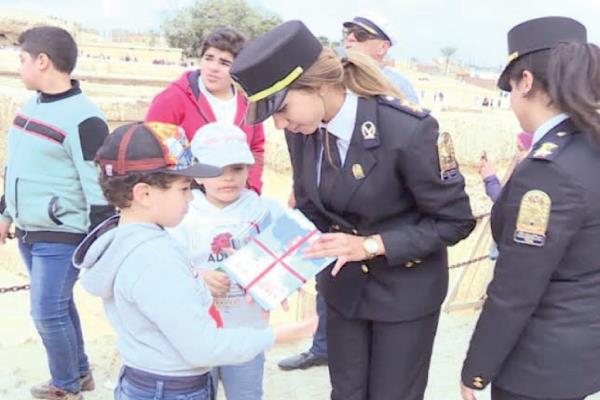 الشرطة تشارك أبناء الشهداء فى مختلف المناسبات
