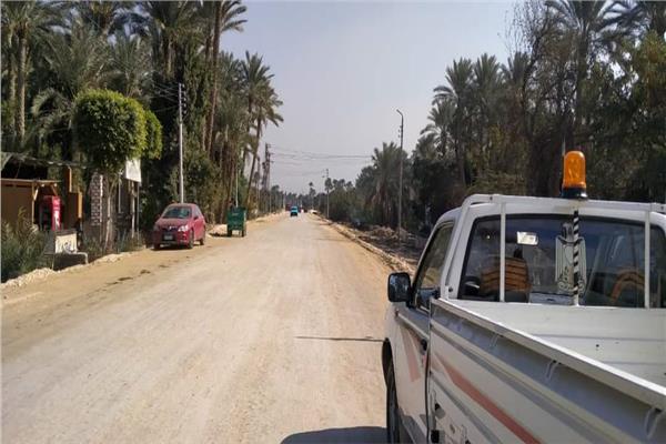  أعمال تطوير ورصف طريق سقاره السياحي