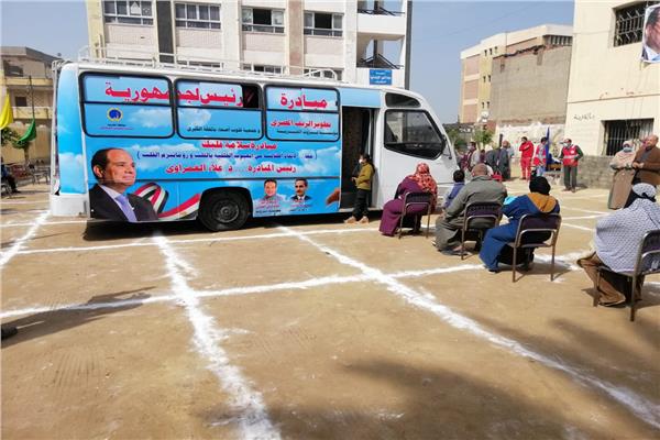 القوافل الطبية ضمن المبادرة الرئاسية حياة كريمة