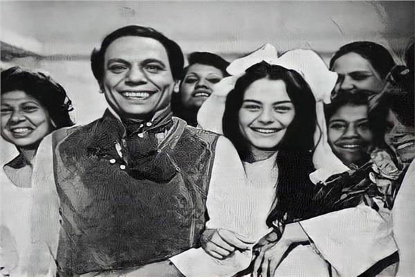 الفنان الكبير عادل إمام والفنانة شيريهان