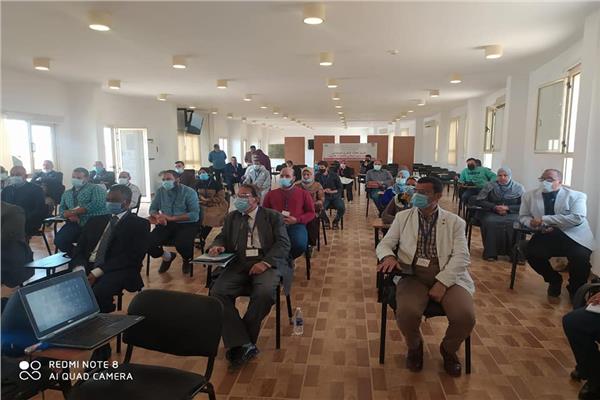 جانب من الدورة التدريبية عن التحسين الوراثي بجنوب سيناء 