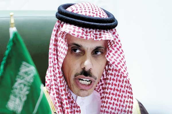 وزير الخارجية السعودى فيصل بن فرحان