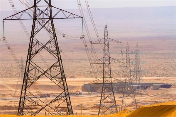 البرط الكهربائي بين مصر والسعودية ..صورة ارشيفية