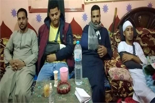 مصابين عقار جسر السويس