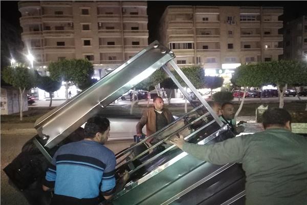 الجيزة  تستجيب لشكوى مواطنين وتتصدى لمخالفة بهضبة الأهرام