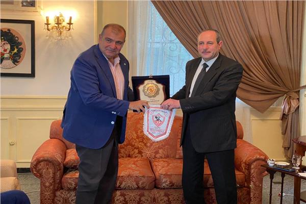 هشام إبراهيم نائب رئيس اللجنة المكلفة  بإدارة نادي الزمالك