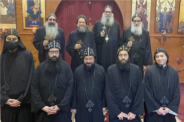 سيامة ٥ رهبان لدير ماربولس بميرتا كاليفورنيا