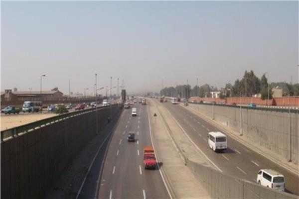 سيولة مرورية بالطريق الزراعي