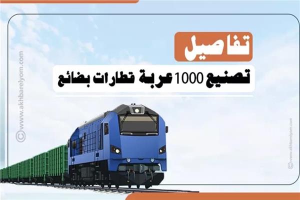 لإنعاش قطارات البضائع.. تفاصيل تصنيع وتوريد ١٠٠٠ عربة| انفوجراف