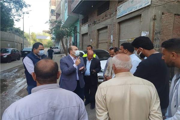 نائب محافظ الجيزة يتفقد مدينة أبوالنمرس