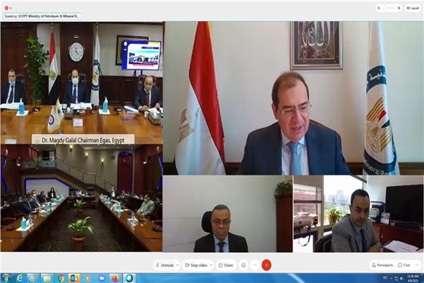 جانب من اللقاء  ل وزير البترول 