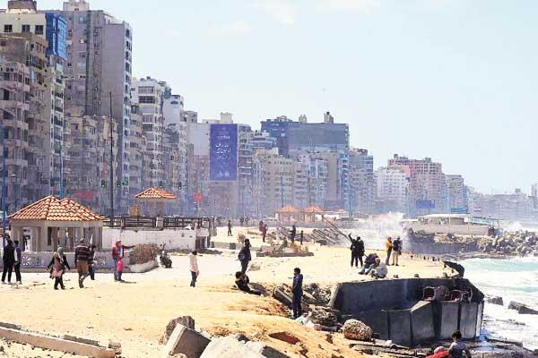  أعمال تطوير كورنيش الإسكندرية