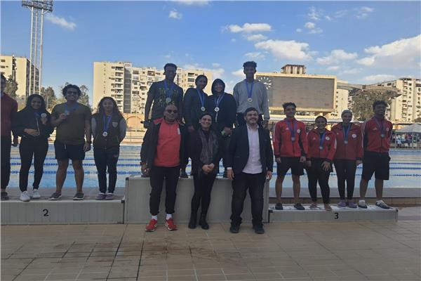مركز شباب الجزيرة يحصد 51 ميدالية متنوعة في بطولات السباحة