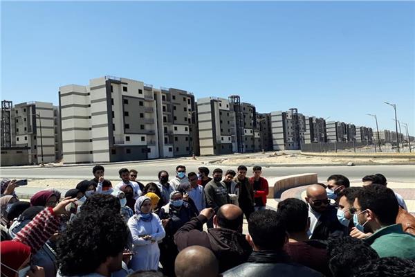 جانب من زيارة ميدانية لمشروعات مدينة المنصورة الجديدة