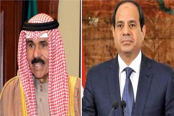 السيسي وأمير الكويت