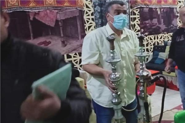 تحرير ٢٤ محضر متنوع ومصادرة ٦٣ شيشه  بالبحيرة    