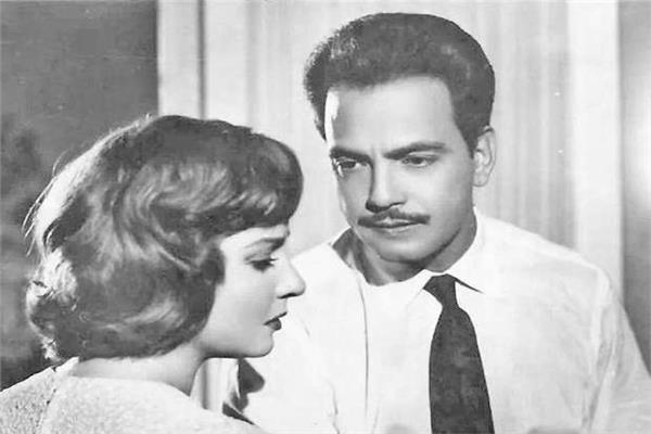 الفنان كمال الشناوي والفنانة شادية