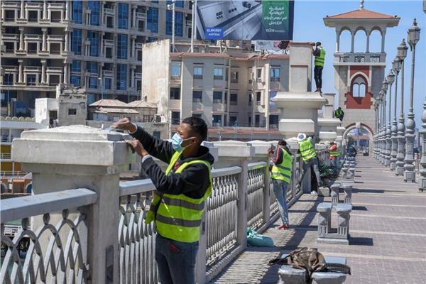 صيانة 8 أنفاق وكباري بأحياء الإسكندرية