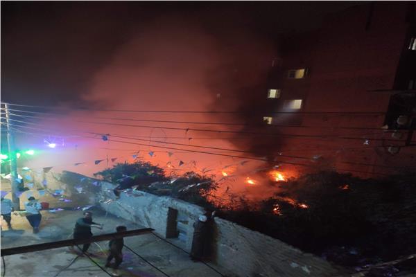 صورة من الحريق