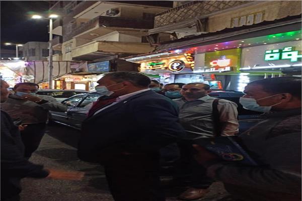 إغلاق مقهى مخالف بدمياط
