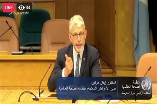 مدير قسم مكافحة الأمراض السارية بمنظمة الصحة العالمية د.إيفان هوتن
