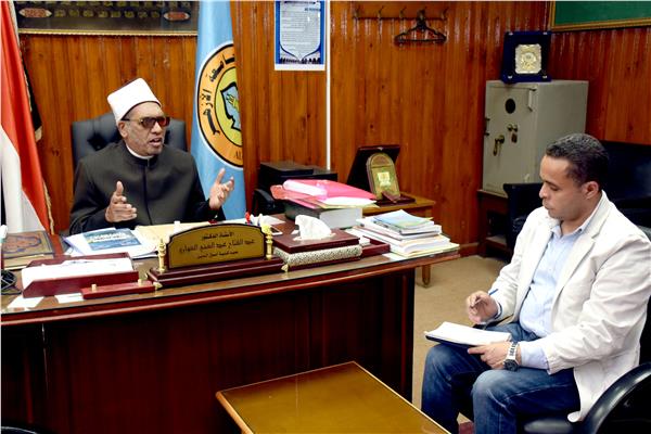  محرر بوابة أخبار اليوم يحاور الدكتور "عبد الفتاح العواري " عميد كلية أصول الدين 