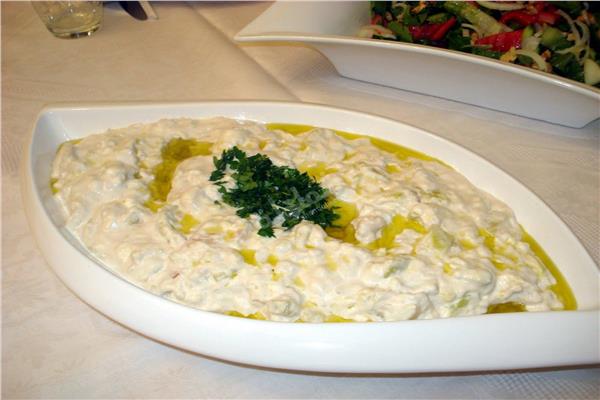 كوسة بالزبادي