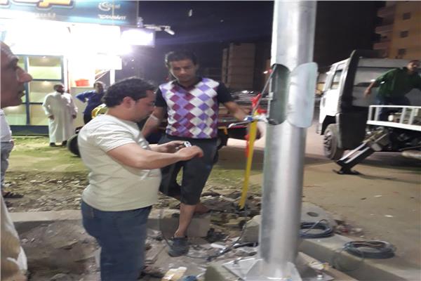 حملات رفع كفاءة وانضباط في الطالبية بالجيزة 