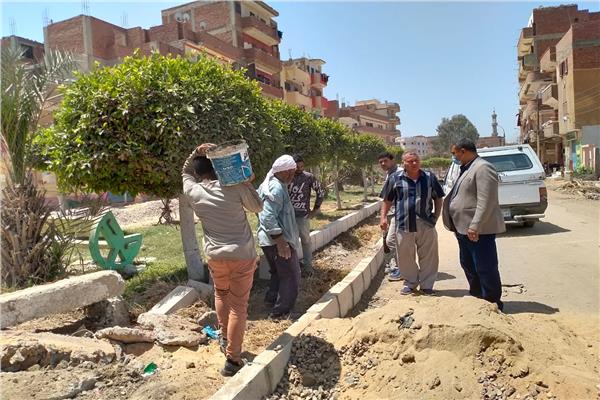 متابعات ميدانية لأعمال التطوير والرصف بمراكز ومدن المنوفية