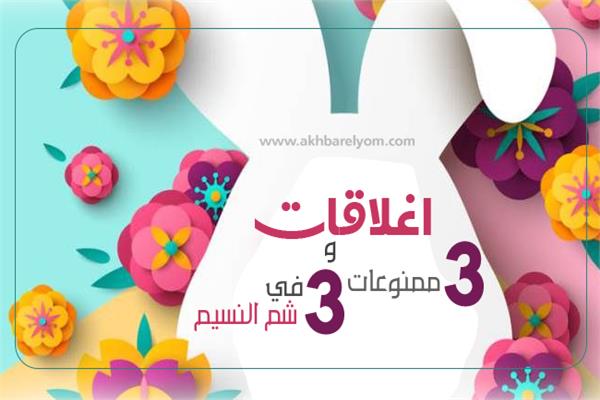 إنفوجراف | ‎3 اغلاقات و 3 ممنوعات ‎في شم النسيم