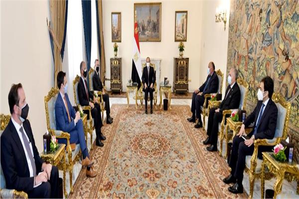 السيسي والمبعوث الأمريكي للقرن الأفريقي