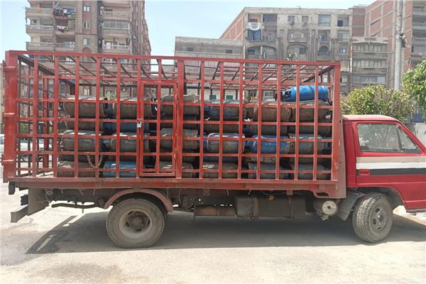  اسطوانه بوتاجاز قبل بيعها بازيد من اسعارها بالاسكندرية  