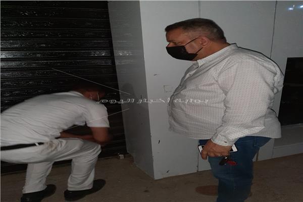 غلق وتشميع محل ملابس في الطالبية بالجيزة|صور