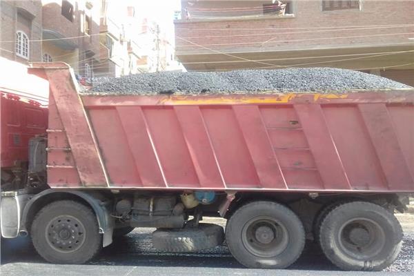 رصف ورفع كفاءة الشوارع  بمحافظة أسيوط 