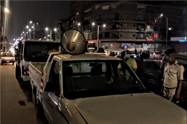 حملة توعية للمواطنين في الدقي بالجيزة