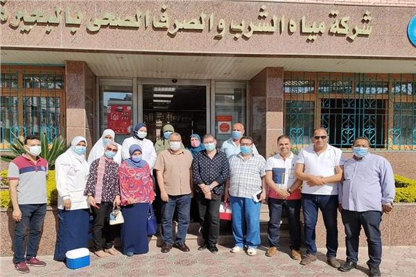  العاملون بمياه الشرب والصرف الصحى بالبحيرة 