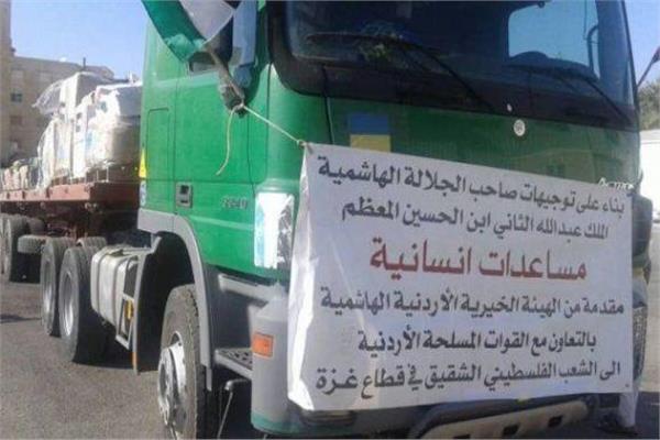 الأردن تسيير أولى قوافل المساعدات الطبية العاجلة لفلسطين