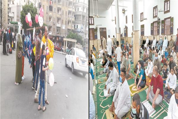 صلاة عيد الفطر فى القليوبية / فرحة أسر الإسكندرية بالعيد